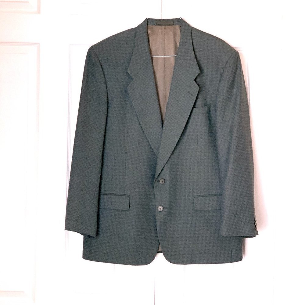 TALLIA UOMO Men 2 Button Classic Sport Jacket 100% Wool